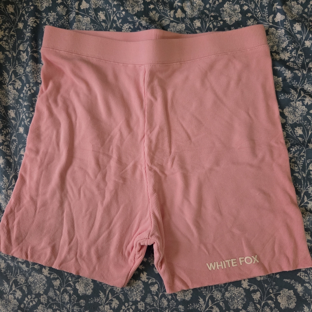 White Fox Pink Shorts